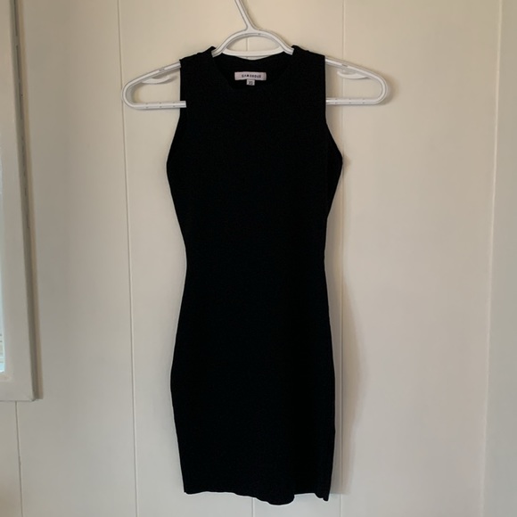 Classic black mini dress XS back cutout - Picture 4 of 4
